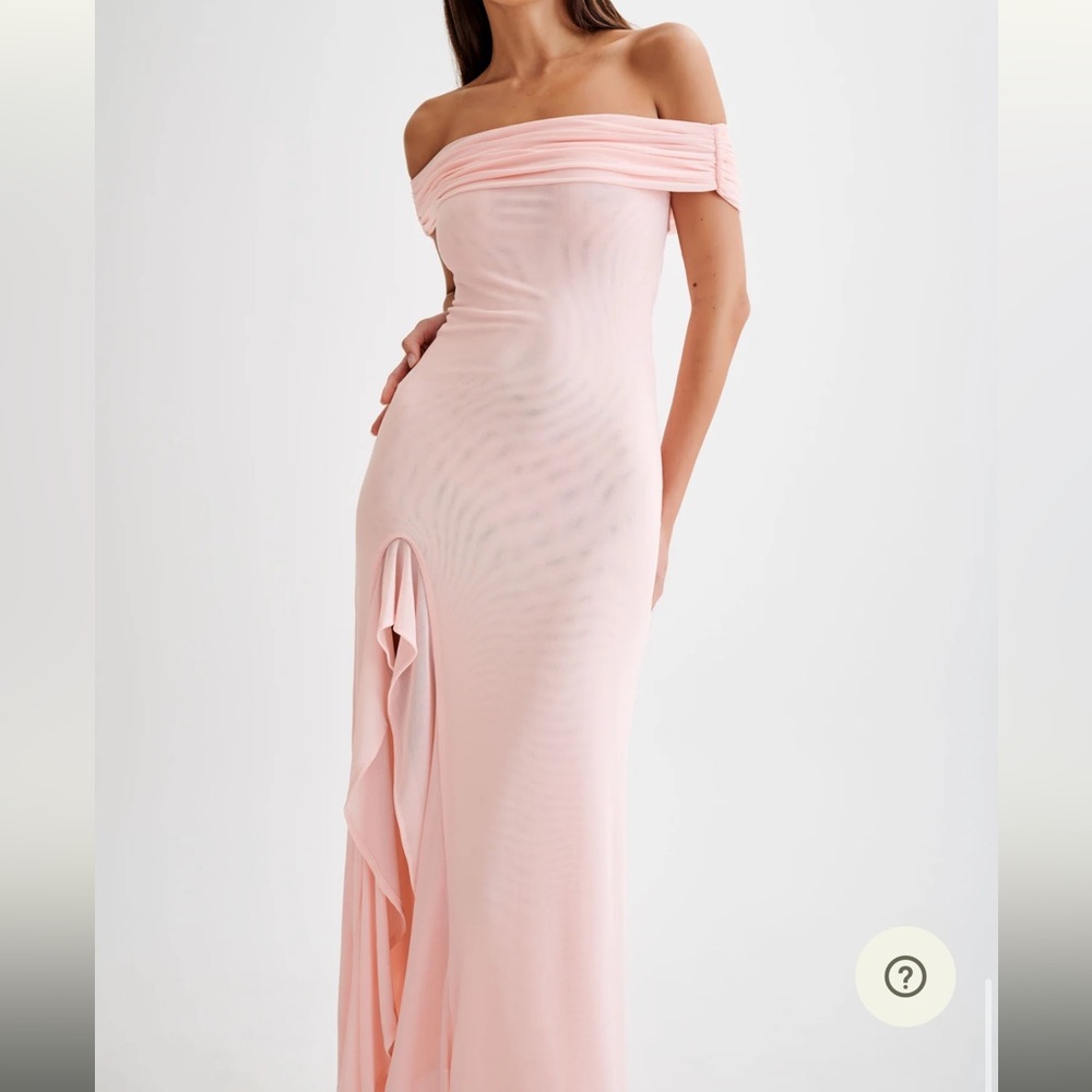Meshki Strapless Dress in Blush - Picture 5 of 6
